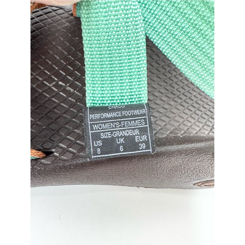 Chaco Women's ZX1 Classic Sandals Adobe Clan Brown Green Womens Size 8 - Picture 10 of 11